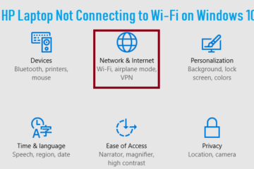 HP Laptop Not Connecting to Wi-Fi on Windows 10