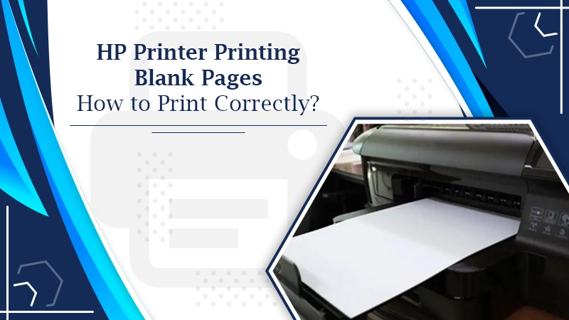 HP Printer Printing Blank Pages banner