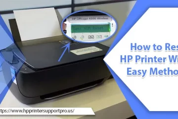 How to Reset HP Printer